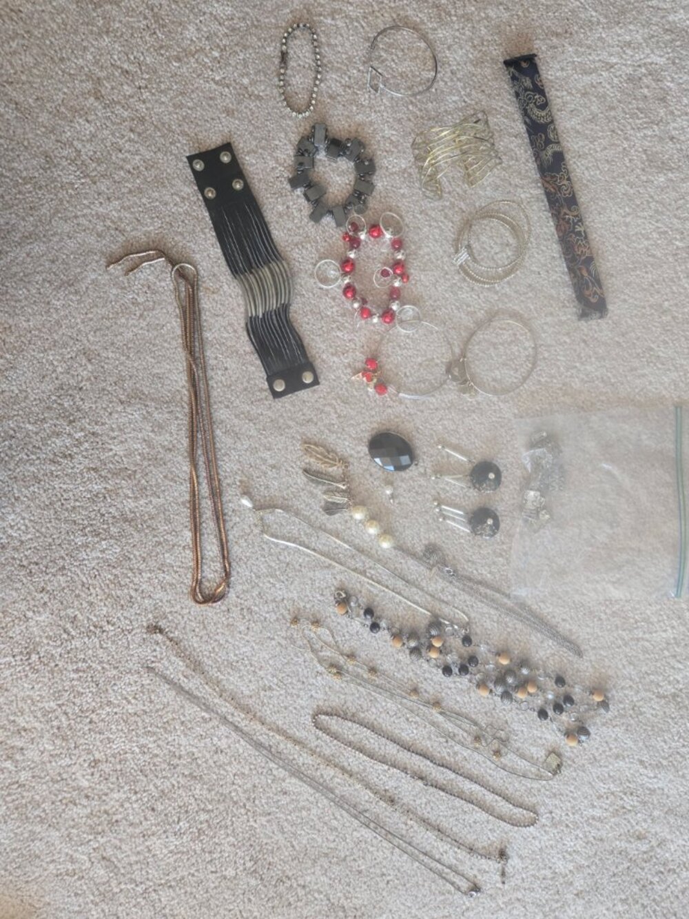 Crafters, Beaders, Artists lot of Junk Drawer Jewelry (Lot #2)